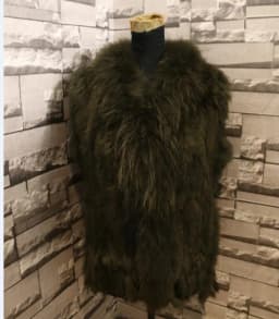New Real ladies Genuine Knitted Rabbit Fur Vest With Raccoon Fur Trimming Waistcoat Winter Fur Jacket harppihop fur