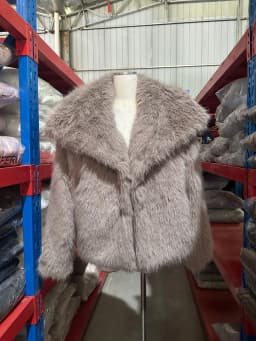 European American Winter New Fashion Women's Elegant Casual Trendy Simple Basic Faux Fur Cardigans Female Clothes Coats Tops