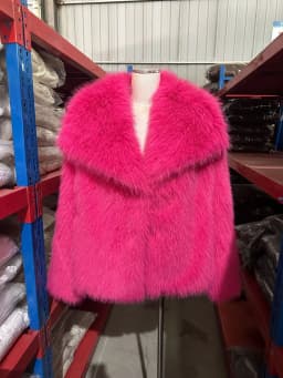 European American Winter New Fashion Women's Elegant Casual Trendy Simple Basic Faux Fur Cardigans Female Clothes Coats Tops