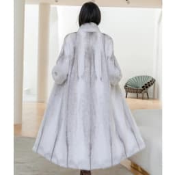 Women's long mink coat winter new fashion stand collar warm fur coat casual large size