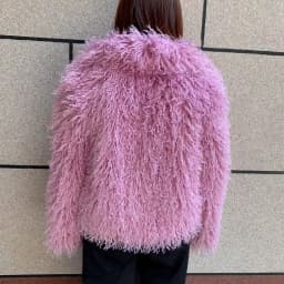 Women's Fake Mongolian Fur Coat with Big Collar, Autumn and Winter Fashionable Faux Fur Coat, Beach Wool Jacket