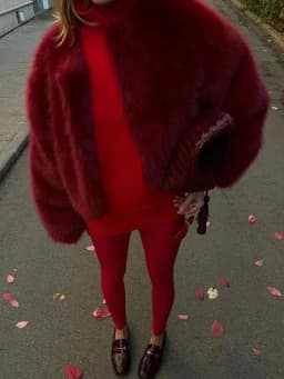 Tossy Fashion Fur Feather Outwear Hoodie jacket Loose Warm Winter 2025 Sexy Fluffy Streetwear Overcoat Women's Fur Feather New