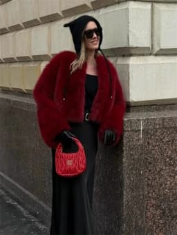 Tossy Fashion Fur Feather Outwear Hoodie jacket Loose Warm Winter 2025 Sexy Fluffy Streetwear Overcoat Women's Fur Feather New