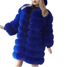 HJQJLJLS 2021Winter New Women Long Faux Fur Coat Fluffy Jacket White Black Fake Fur Coats Overcoat Female Thick Warm Outerwear