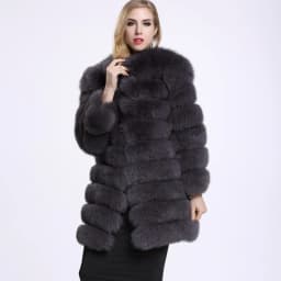 HJQJLJLS 2021Winter New Women Long Faux Fur Coat Fluffy Jacket White Black Fake Fur Coats Overcoat Female Thick Warm Outerwear