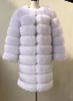 HJQJLJLS 2021Winter New Women Long Faux Fur Coat Fluffy Jacket White Black Fake Fur Coats Overcoat Female Thick Warm Outerwear