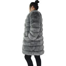 HJQJLJLS 2021Winter New Women Long Faux Fur Coat Fluffy Jacket White Black Fake Fur Coats Overcoat Female Thick Warm Outerwear