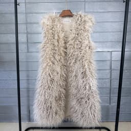 Mongolia Sheep Fur Women Long Vest Colorful Warm Faux Fur High Street Plush Coats Female Jacket Autumn Winter Furry Outerwear