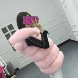 Women Faux Fur Vest Hooded Thick Warm Coat Zipper Sleeveless Streetwear Vests Hoodies Elegant Lady Cardigan Autumn Winter