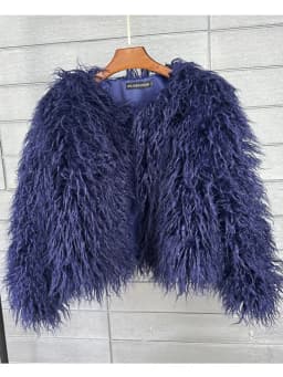 ZADORIN Mongolian fur Furry Faux Fur Coat Woman Fur Coats Autumn Winter Pink White Shaggy Faux Fur Jacket Tops Festival Clothing