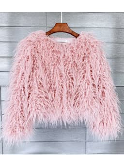 ZADORIN Mongolian fur Furry Faux Fur Coat Woman Fur Coats Autumn Winter Pink White Shaggy Faux Fur Jacket Tops Festival Clothing