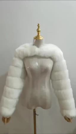 ZADORIN Autumn Winter Cropped Faux Fox Fur Coat Women Luxury Raccoon Long Sleeve Warm Fur Jackets Female Outerwear Pink Red