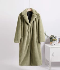Luxury Faux Rabbit Fur Coats Fluffy Women's Two Tone Furry Long Overcoat Ladies Jacket Plus Size 5XL Thick Warm Loose Plush Coat