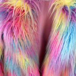 Imitation Fox Fur Faux Fur Women 2026 New Winter Fur Coat Faux Fox Fur Coat Imitation Beach Wool Jacquard Colorful Fur Coat H396