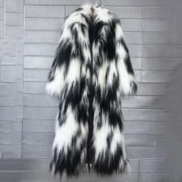 Imitation Fox Fur Faux Fur Women 2026 New Winter Fur Coat Faux Fox Fur Coat Imitation Beach Wool Jacquard Colorful Fur Coat H396