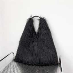 00s Cool Y2k Street Girls Hot Fluffy Furry Shoulder Bag Women Luxury Brand Fashion Faux Fur Hobos Big Tote Bag Harajuku Handbags