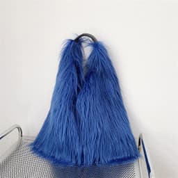 00s Cool Y2k Street Girls Hot Fluffy Furry Shoulder Bag Women Luxury Brand Fashion Faux Fur Hobos Big Tote Bag Harajuku Handbags