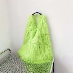 00s Cool Y2k Street Girls Hot Fluffy Furry Shoulder Bag Women Luxury Brand Fashion Faux Fur Hobos Big Tote Bag Harajuku Handbags
