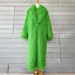 Faux Fur Jacket Women Long Coat Thick Fluffy Winter Warm Shaggy Overcoat Open Stitch Outerwear Turn Down Collar High Street