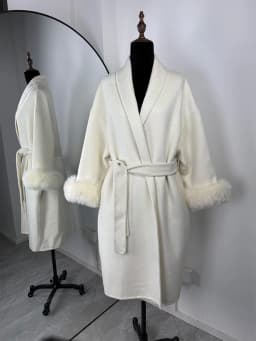 Trendix Fox Fur Woolen Women's Autumn Coat Fashion Patchwork Double-Sided Wool Overcoat 2025 New Elegant Office Commuter Jacket