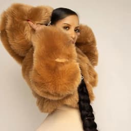Women Hooded Faux Fur Coats Solid Short Jackets Mini Lenth Long Sleeves Open Stitch Straight Y2k Casual 2026 Autumn Winter