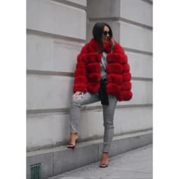 Women Faux Fur Jacket Thick Loose Long Coat Warm Turn Down Collar Full Sleeve Open Stitch Thick Coats Solid Winter 2025