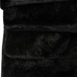 Lautaro Winter Oversized Long Black Soft Faux Fur Trench Coat for Women Long Sleeve Sashes Casual Stylish Korean Fashion 2021