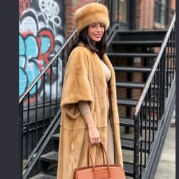 Women Faux Fur Shawl Collar Maxi Coat 3/4 Sleeve Open Front Self-Tie Belt Loose Fit Vintage Warm Jacket Luxury Ladies Outerwear
