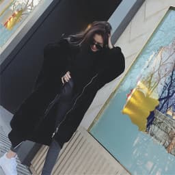 2025 Winter New Faux Fur Cotton Coat Fashion Hooded Cotton Coat Long Plush Fleece Temperament Loose Jacket Women Winter Trend