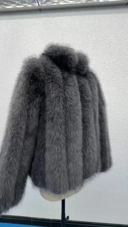 ZADORIN New Luxury Patchwork Striped Stand Collar Faux Fur Coat Woman Clothing Winter Furry Jacket Fur Faux Coats Warm Fur Top
