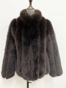 ZADORIN New Luxury Patchwork Striped Stand Collar Faux Fur Coat Woman Clothing Winter Furry Jacket Fur Faux Coats Warm Fur Top