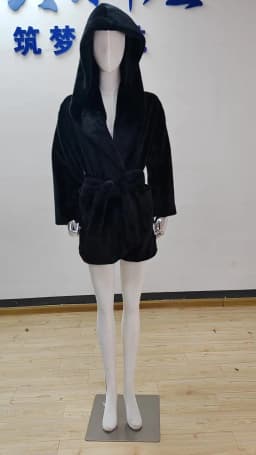 Lautaro Winter Black Warm Oversized Faux Fur Cardigan Women Drop Shoulder Long Sleeve Sashes Loose Stylish Korean Fashion 2021