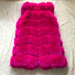 HJQJLJLS 80 Cm Faux Fur Vest 2021 Winter Women Thick Warm Faux Fox Fur Sleeveless Coat Female Fluffy Artificial Fur Coat Jacket
