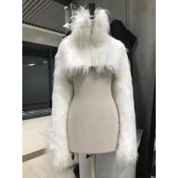 Autumn Winter Thick Warm Hairy Cropped Faux Fur Coat Women Clothing Ultra Short Version Zippers White Black Fluffy Jacket 2025