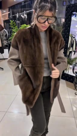 Vintage Brown Women's Faux Fur Coat Loose Full Sleeve Thicken Female Street Outerwear 2026 Autumn Winter Fashion Lady Jacket