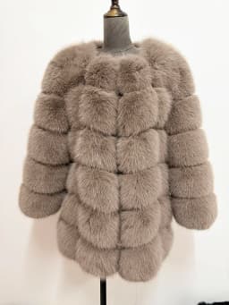 ZADORIN New Luxury Splicing Long Faux Fur Coat Woman Thick Warm Winter Fashion Fluffy Jacket Faux Fur Coats for Woman Outerwears
