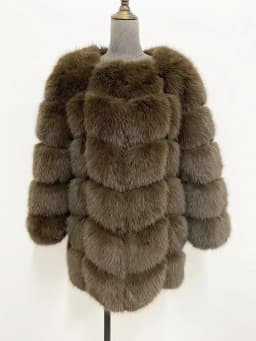 ZADORIN New Luxury Splicing Long Faux Fur Coat Woman Thick Warm Winter Fashion Fluffy Jacket Faux Fur Coats for Woman Outerwears