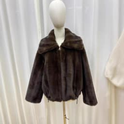 2026 New Fur Coat Women Fashion Essential Mink Coat Warm Short Leather Outerwear Winter Fur Jacket