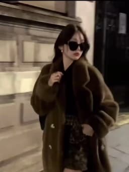 Women's Winter Fur Fur One Piece Coat 2024 New Long Thickened Fur Coat Female Imitation Mink Hair Loose Warm Cardigan Suit Coat