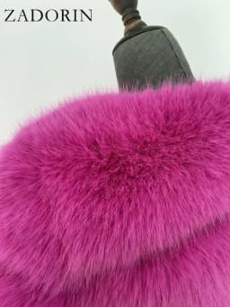 ZADORIN Winter Luxury Long Mink Fur Coats Woman Warm Faux Fur Coat Long Sleeve Fluffy Fur Jacket Woman Overcoat Fur Faux Coat