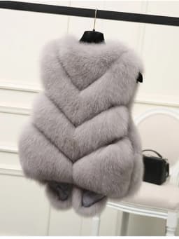 ZADORIN Autumn Winter Clothes Woman Fluffy Black White Faux Fur Coat Women V Neck Short Faux Fur Vest Top Jackets Veste Femme