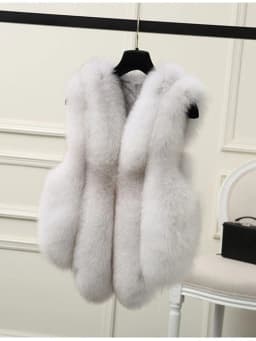 ZADORIN Autumn Winter Clothes Woman Fluffy Black White Faux Fur Coat Women V Neck Short Faux Fur Vest Top Jackets Veste Femme