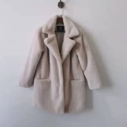 2022 New Women Winter Warm Faux Fur Coat Thick Women Middle -Long Overcoat Turn Down Collar Women Warm Female Casaco Feminino