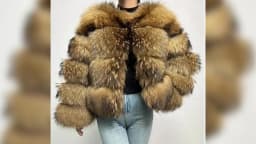 Faux Fur Coat Women's Jacket Winter Fashion Warm Thick Fox Raccoon Leather Brown Plus Size Especially Fake Fur Cold Coat