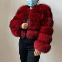 Faux Fur Coat Women's Jacket Winter Fashion Warm Thick Fox Raccoon Leather Brown Plus Size Especially Fake Fur Cold Coat