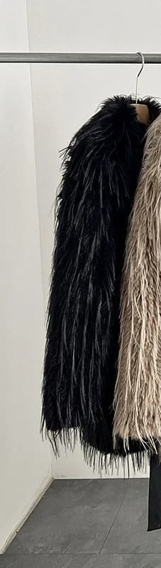Women Faux Fur Mid Length Coats Jackets Turn Down Collar Coat Thick Warm Y2k Streetwear Jacket Casual Loose Autumn Winter 2026