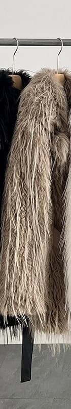 Women Faux Fur Mid Length Coats Jackets Turn Down Collar Coat Thick Warm Y2k Streetwear Jacket Casual Loose Autumn Winter 2026