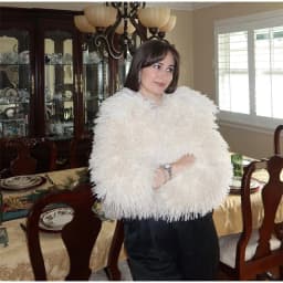 Fashion Faux Fur Coat Women Loose Lapel Full Sleeve Fluffy Short Overcoat 2025 Autumn Winter Street Lady Furry Warm Overcoat