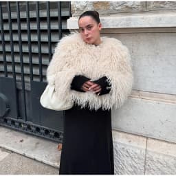 Fashion Faux Fur Coat Women Loose Lapel Full Sleeve Fluffy Short Overcoat 2025 Autumn Winter Street Lady Furry Warm Overcoat