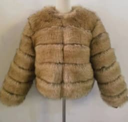 Fashion Short Faux Fox Fur Jacket for Women Winter Multi Color Thick Warm Long Sleeve Outerwear Woman Elegant Cozy Plush Jacket